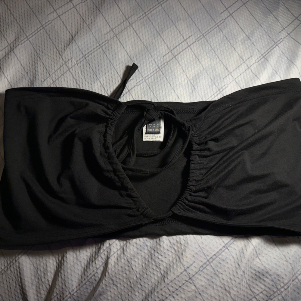 Black Halter Top